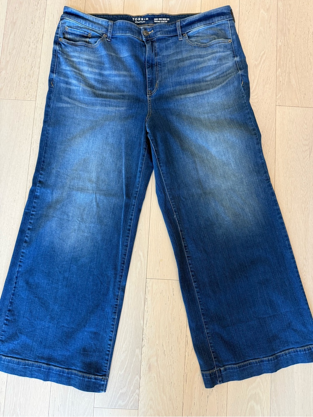 torrid Blue Wide Leg Jeans